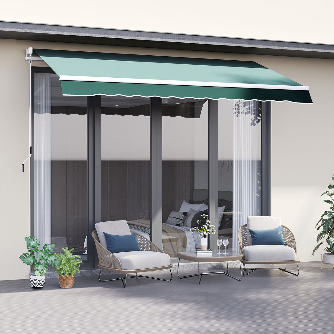 Manual Retractable Garden Patio Awning