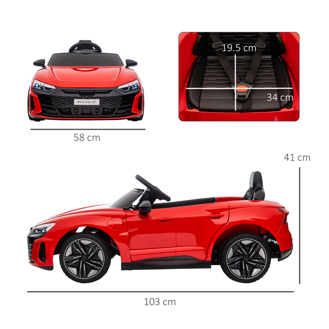 Kids Electric Ride On Car Audi Licensed 12V Electric Car