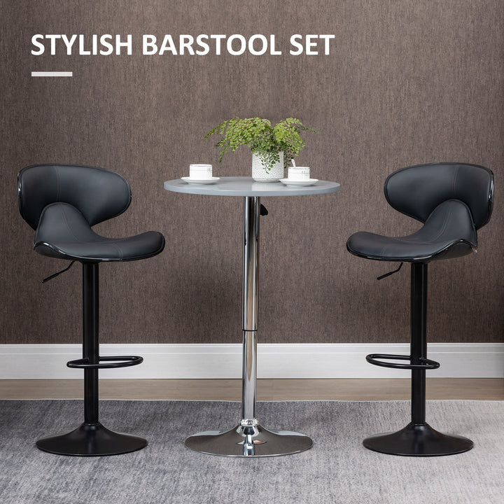 Adjustable Swivel Bar Chair Set of 2