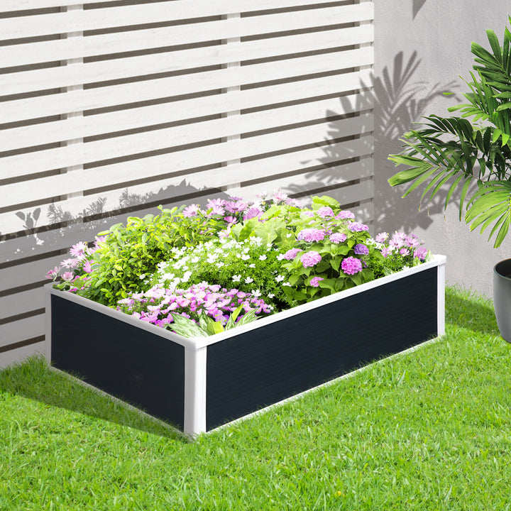 Raised Planter Bed: Patio Vegetable & Floral Oasis