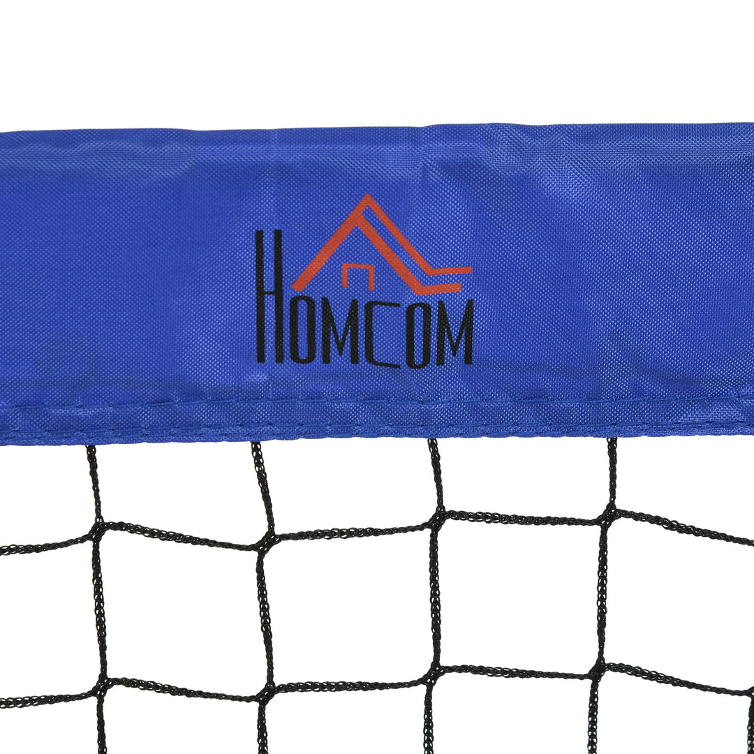 Set of 2 Football Goal Net 6 x 3 ft Foldable Outdoor Sport Training Teens Adults Soccer with Carrying Bag Blue