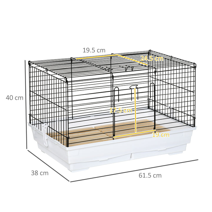 Indoor Small Animal Cage with Wood Floor