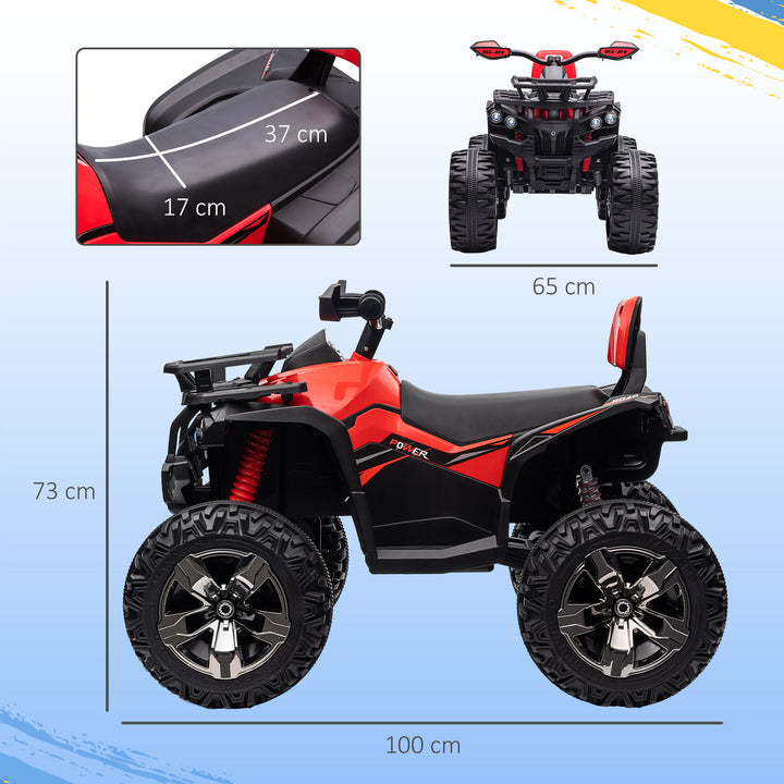 12V Quad Bike ATV with LED Lights