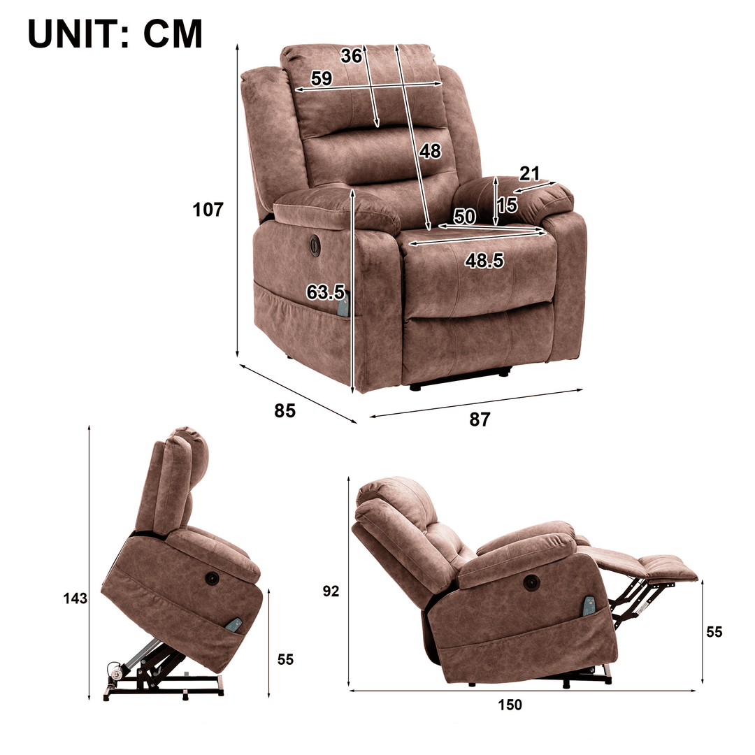 Electric Recliner Massage Chair with Heat