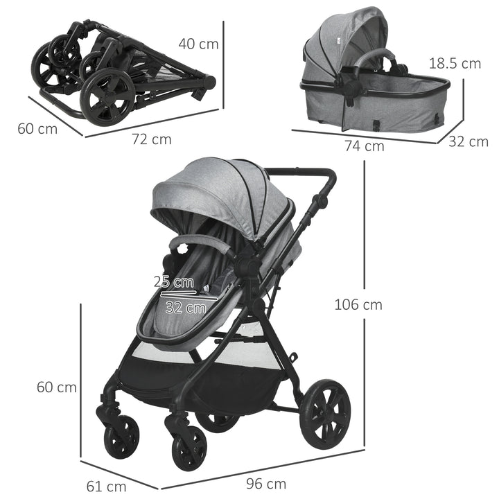 Pushchair 2 in 1