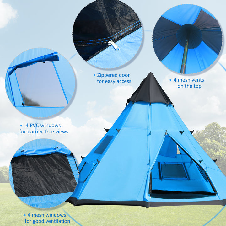 6 Men Tipi Tent