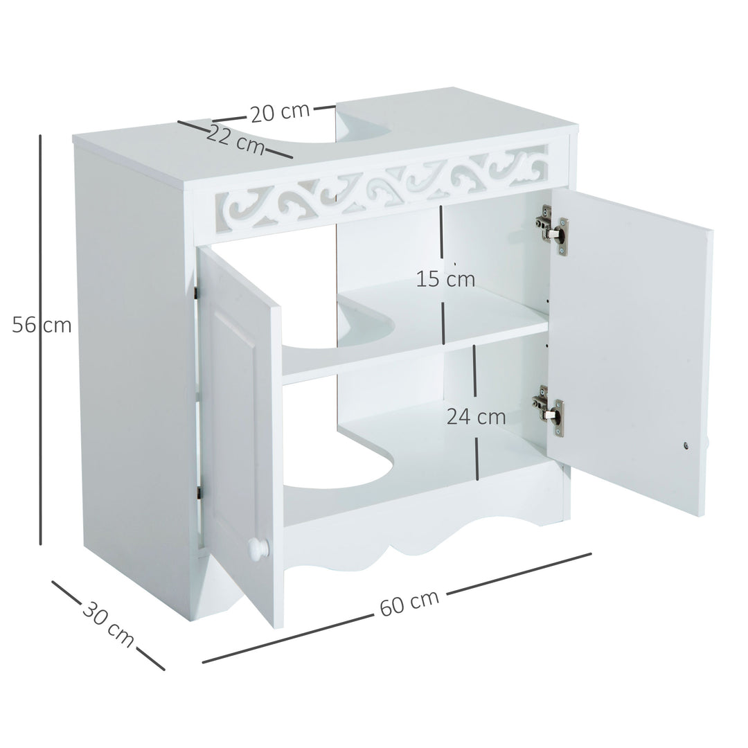 HOMCOM Wooden Under Sink Cabinet https://www.awin1.com/pclick.php?p=35792078762&a=1765756&m=17151 Aosom