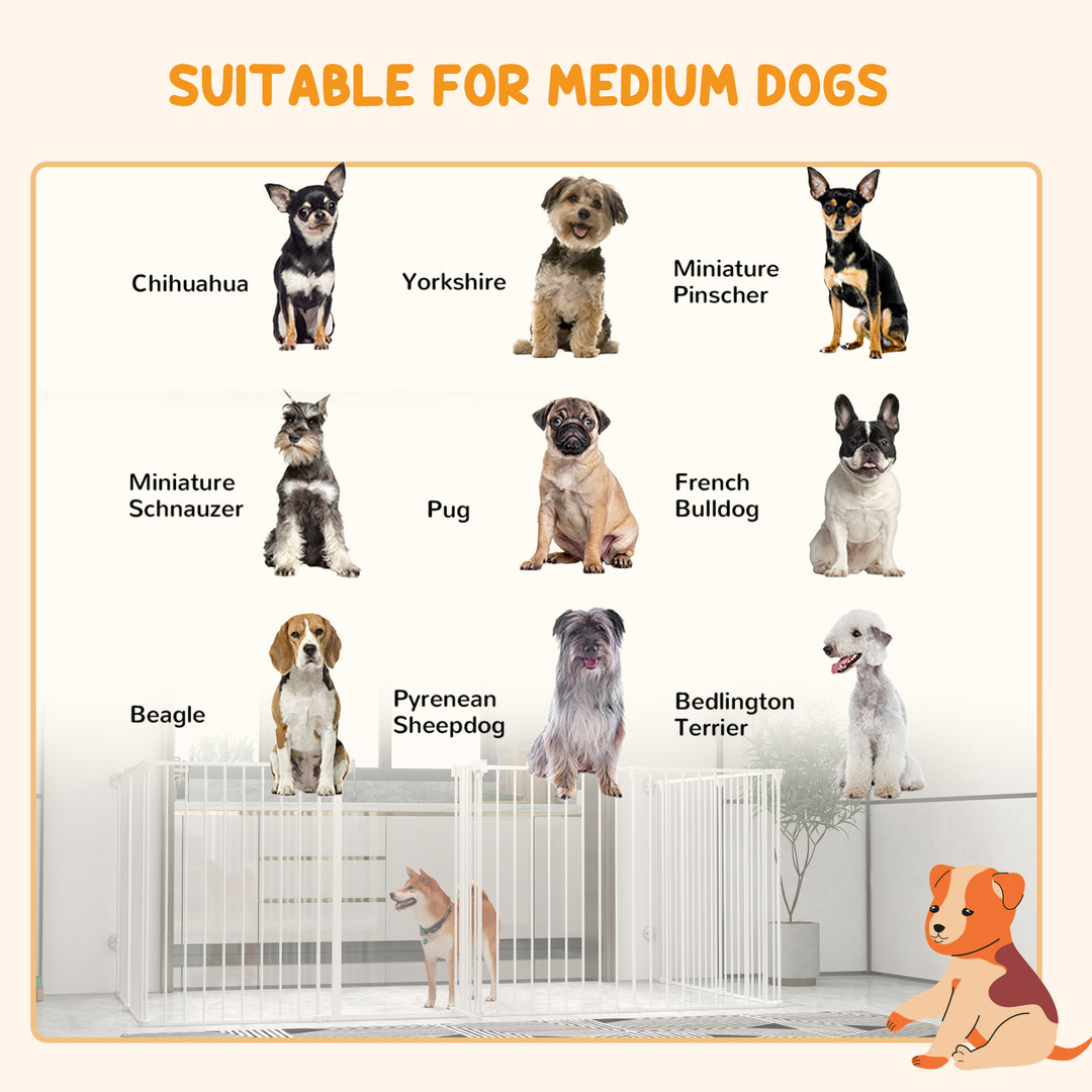 2-In-1 Multifunctional Dog Pen and Safety Pet Gate