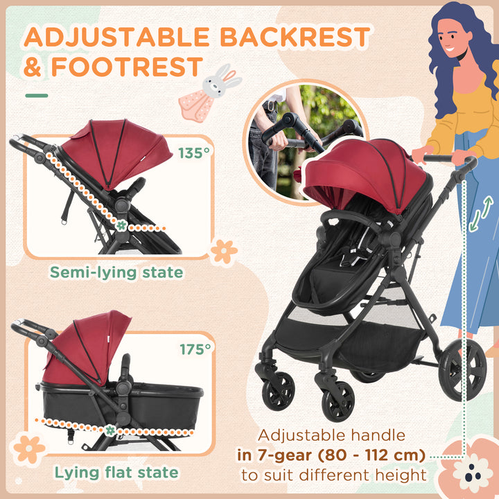 2 in 1 Reversible Seat Pushchair