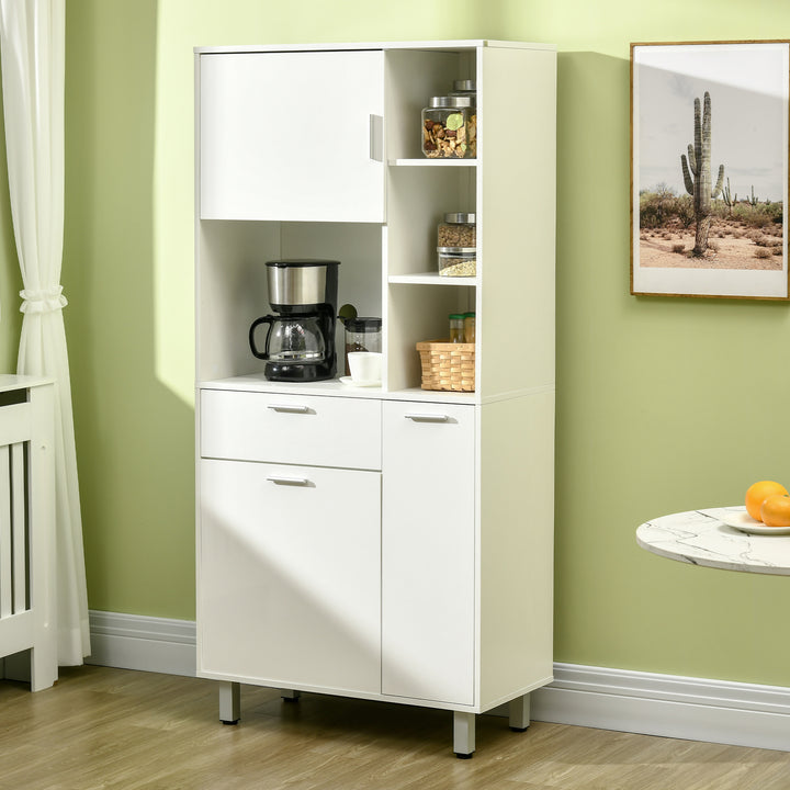 Kitchen Pantry: Freestanding Cabinet with Shelves