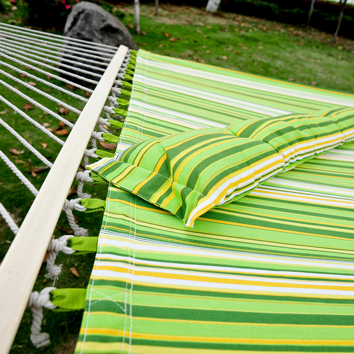 Striped Hammock with Pillow