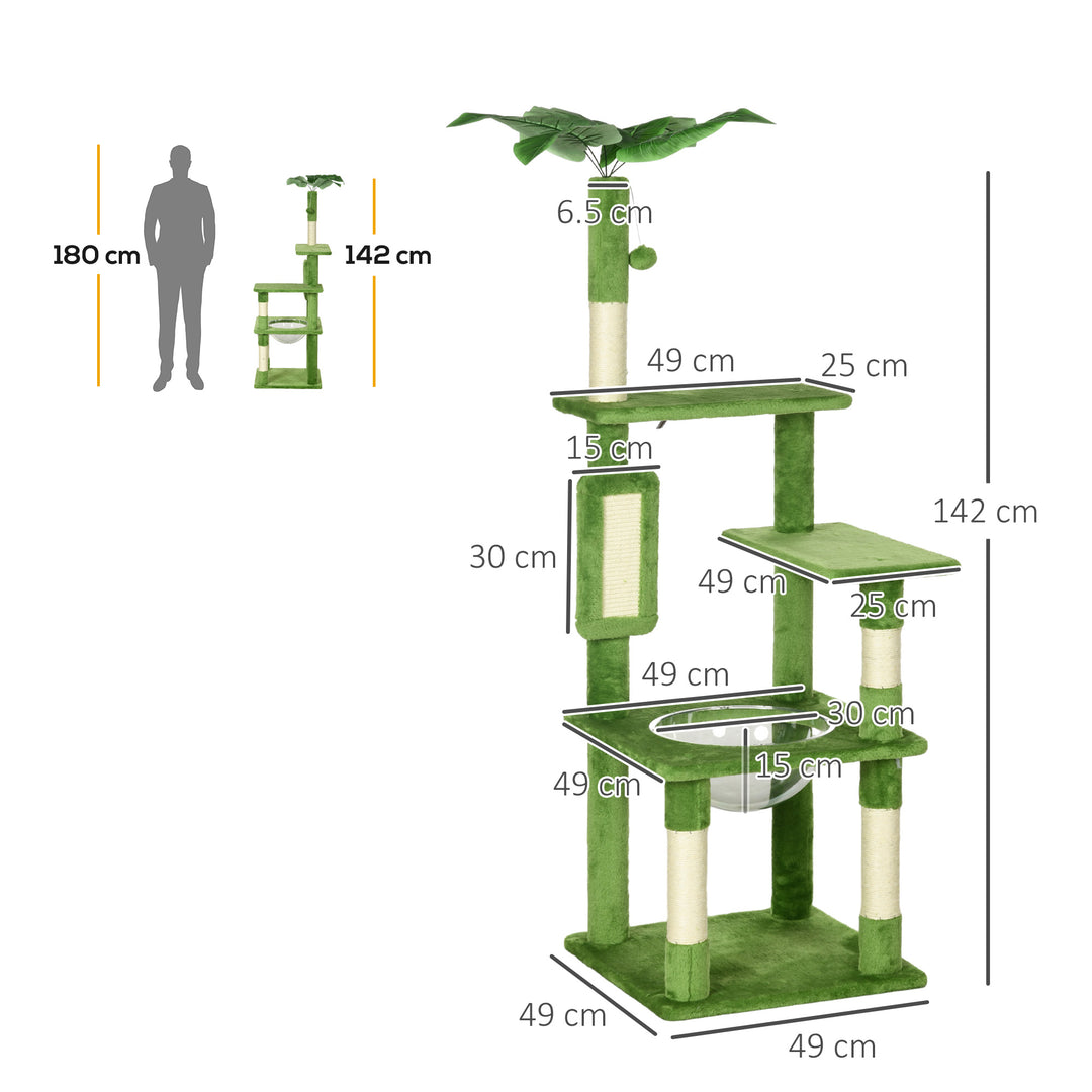 142cm Cat Tree Tower