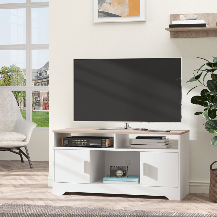 TV Stand for TVs up to 42 Inches w/ Cabinets