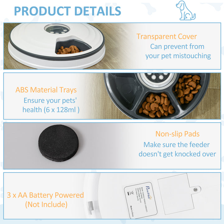 6-Meal Automatic Pet Feeder