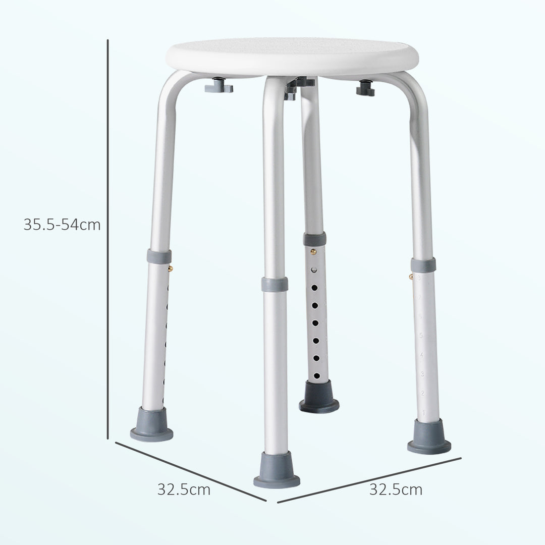 Adjustable Bath Chair: Shower Seat with Safety Features for Elderly