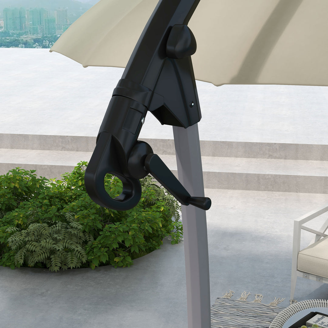 Waterproof 2.7m Cantilever Parasol