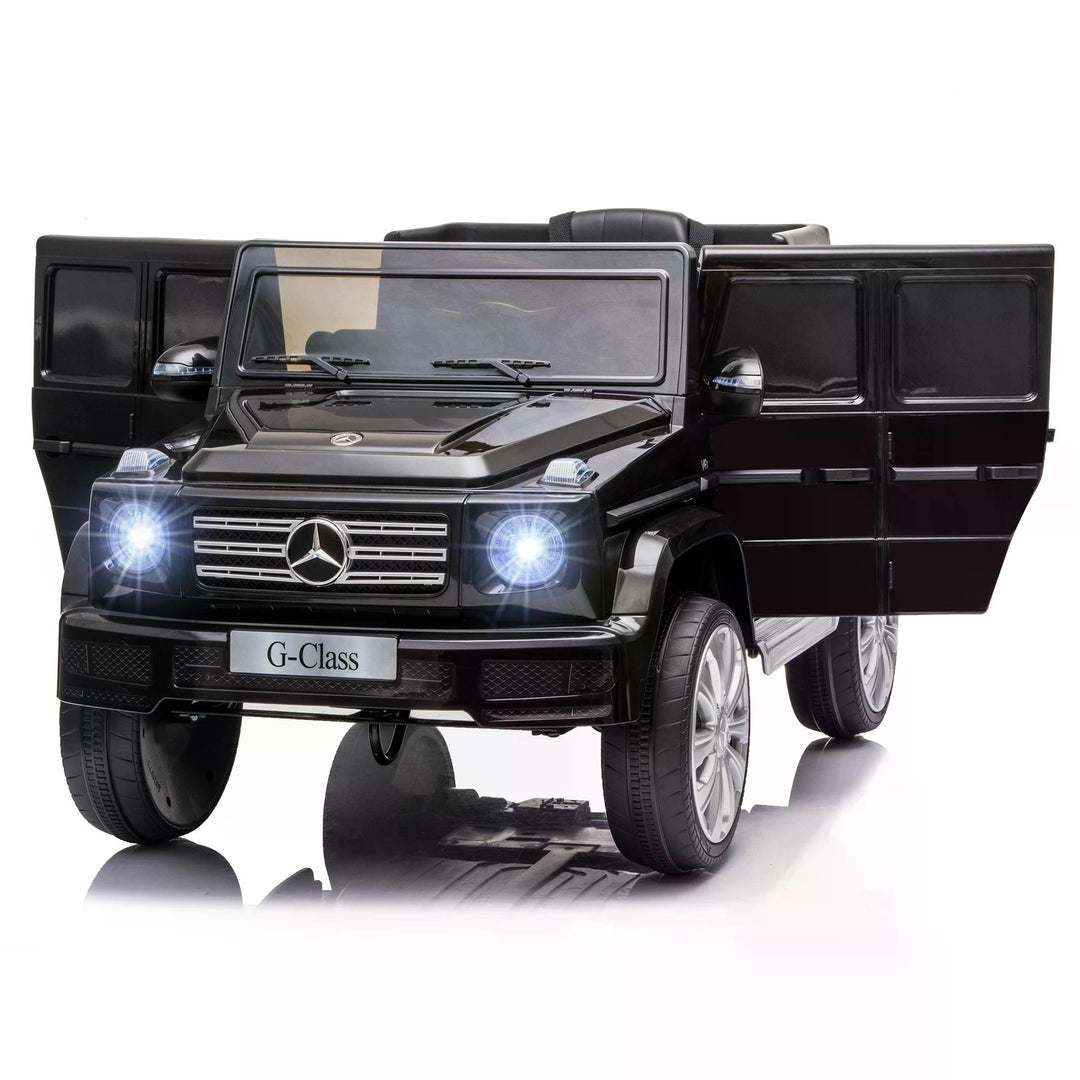 Compatible 12V Battery-powered Kids Electric Ride On Car Mercedes Benz G500 Toy w/ Parental Remote Control Music Lights MP3 Wheels