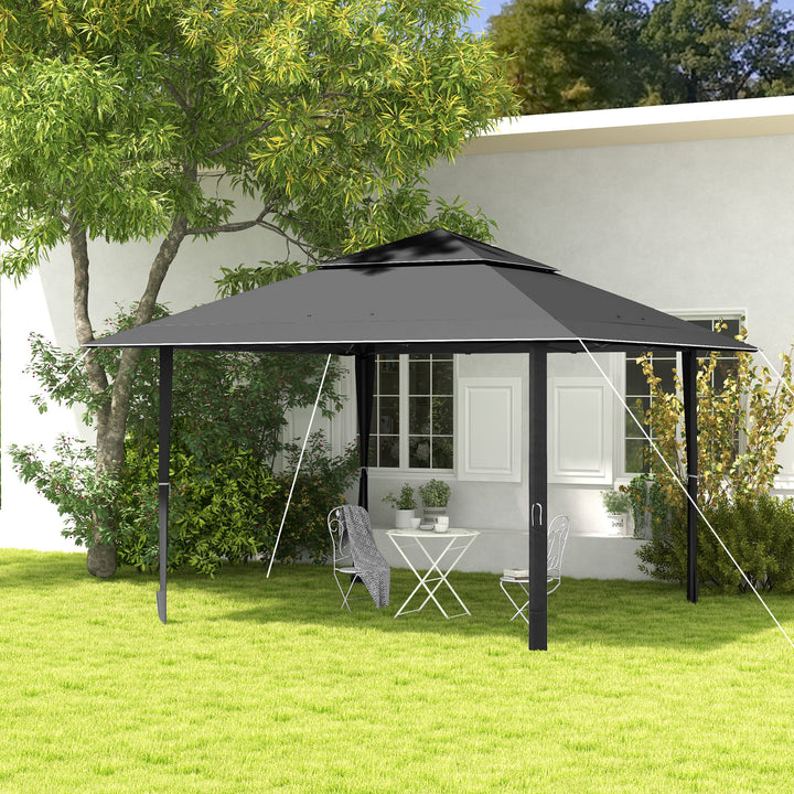 Pop-up Gazebo with Double Roof