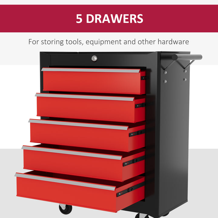 5-Drawer Tool Chest with Wheels