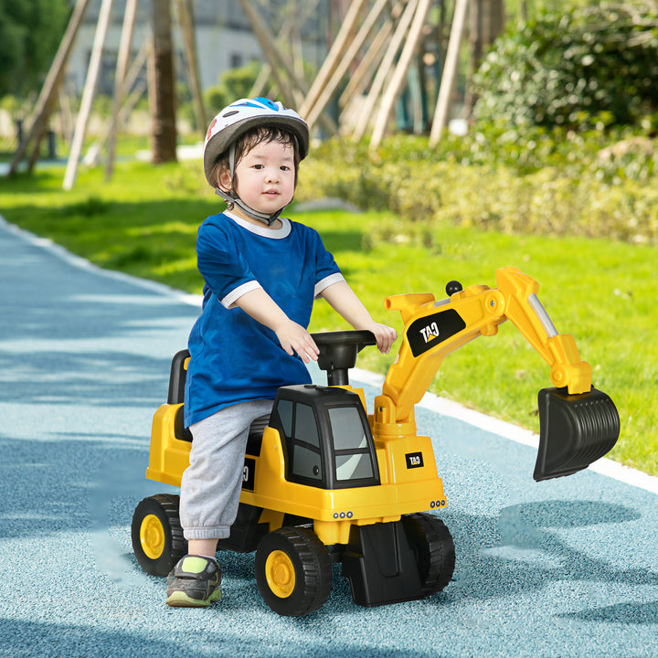 Licensed CAT Kids Ride on Digger Excavator with Manual Bucket