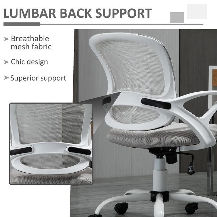 Vinsetto Mesh Office Swivel Chair with Adjustable Lumbar Support