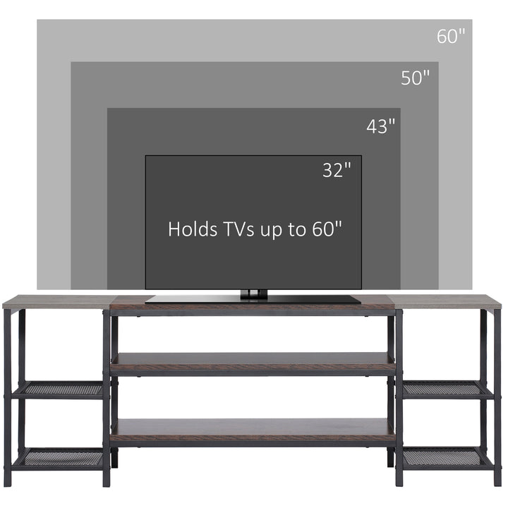 Industrial TV Stand for 65" Screens