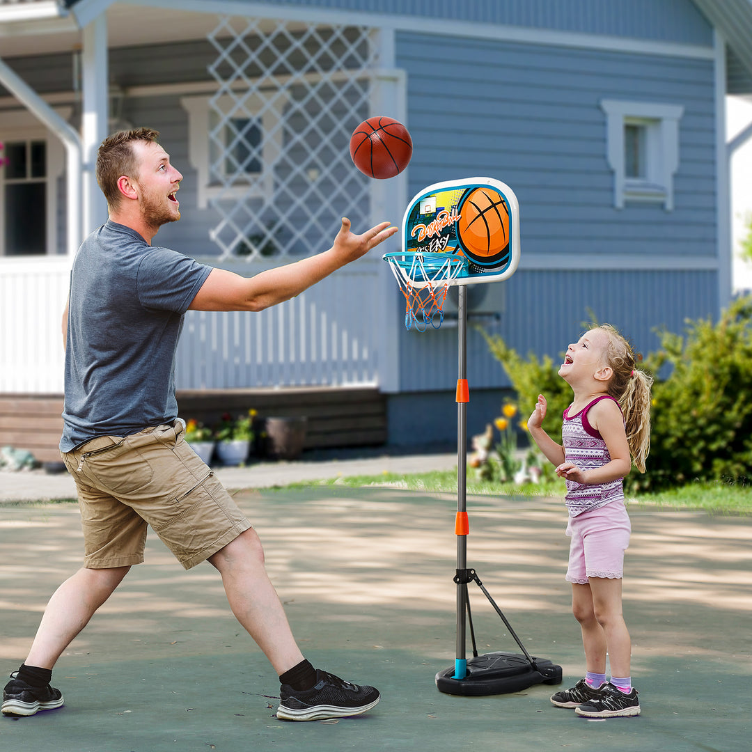 Kids Basketball Hoop: Height-Adjustable Aluminium Stand