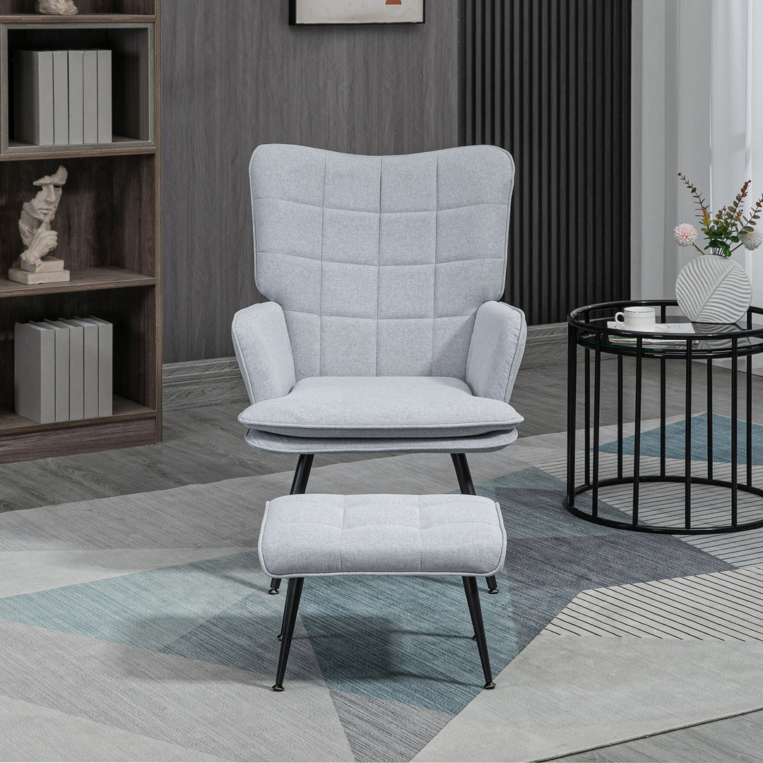 Armchair with Footstool