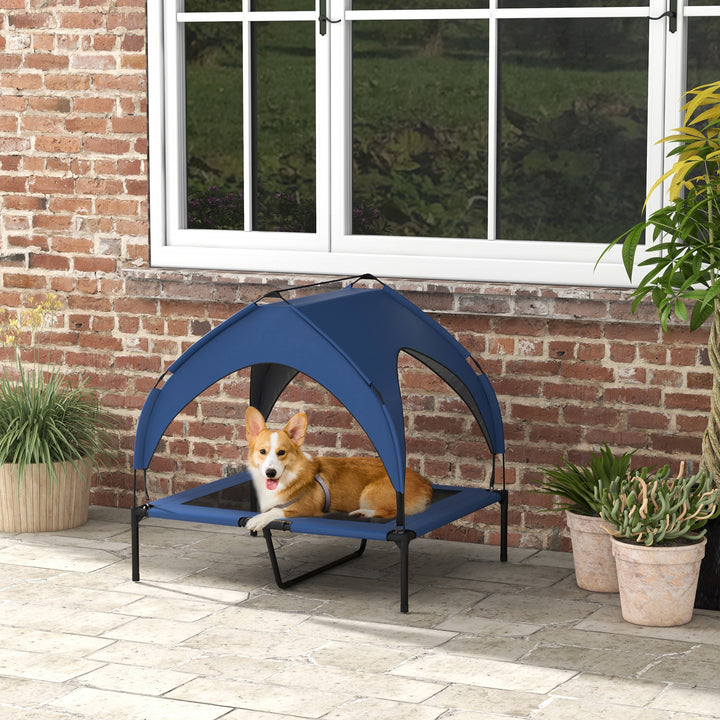 Cooling Pet Bed Raised with Washable Breathable Mesh for Medium