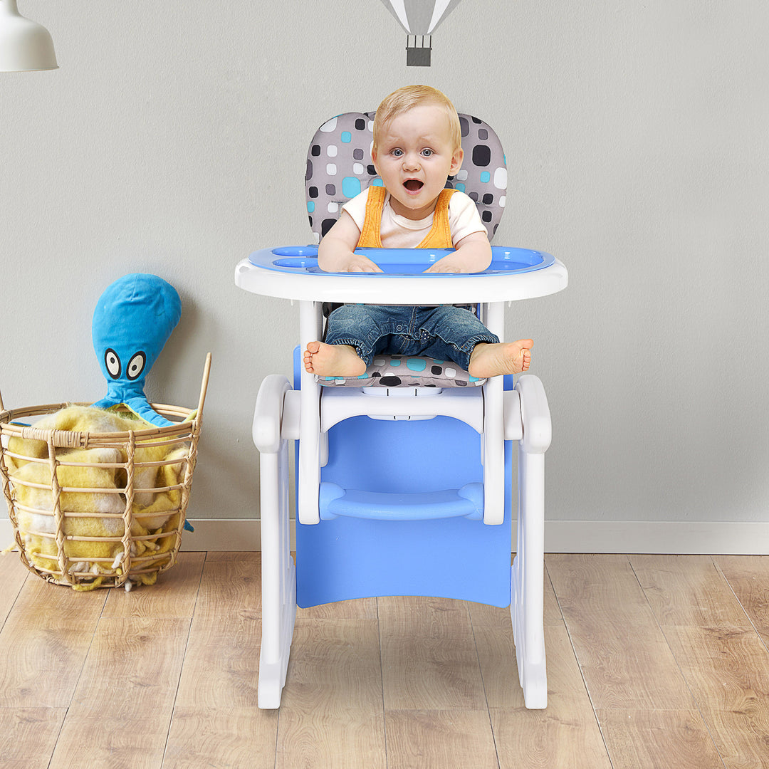 3-in-1 Baby Chair: Convertible Booster High Chair