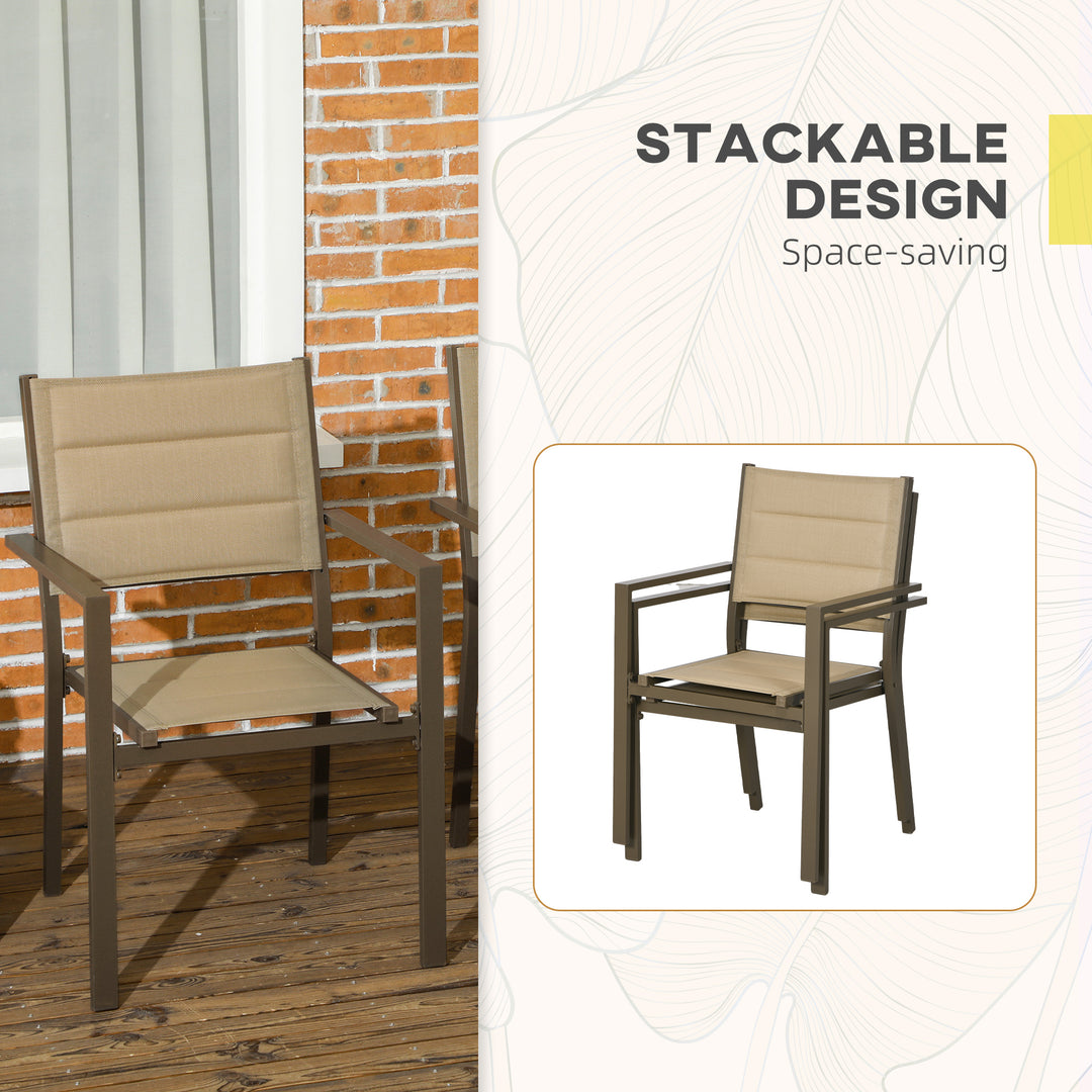 Aluminium Stacking Garden Chairs