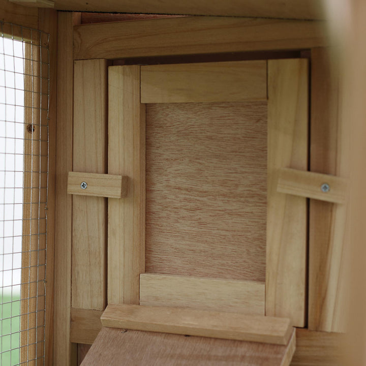 Deluxe Two-Storey Wooden Bunny Rabbit Hutch