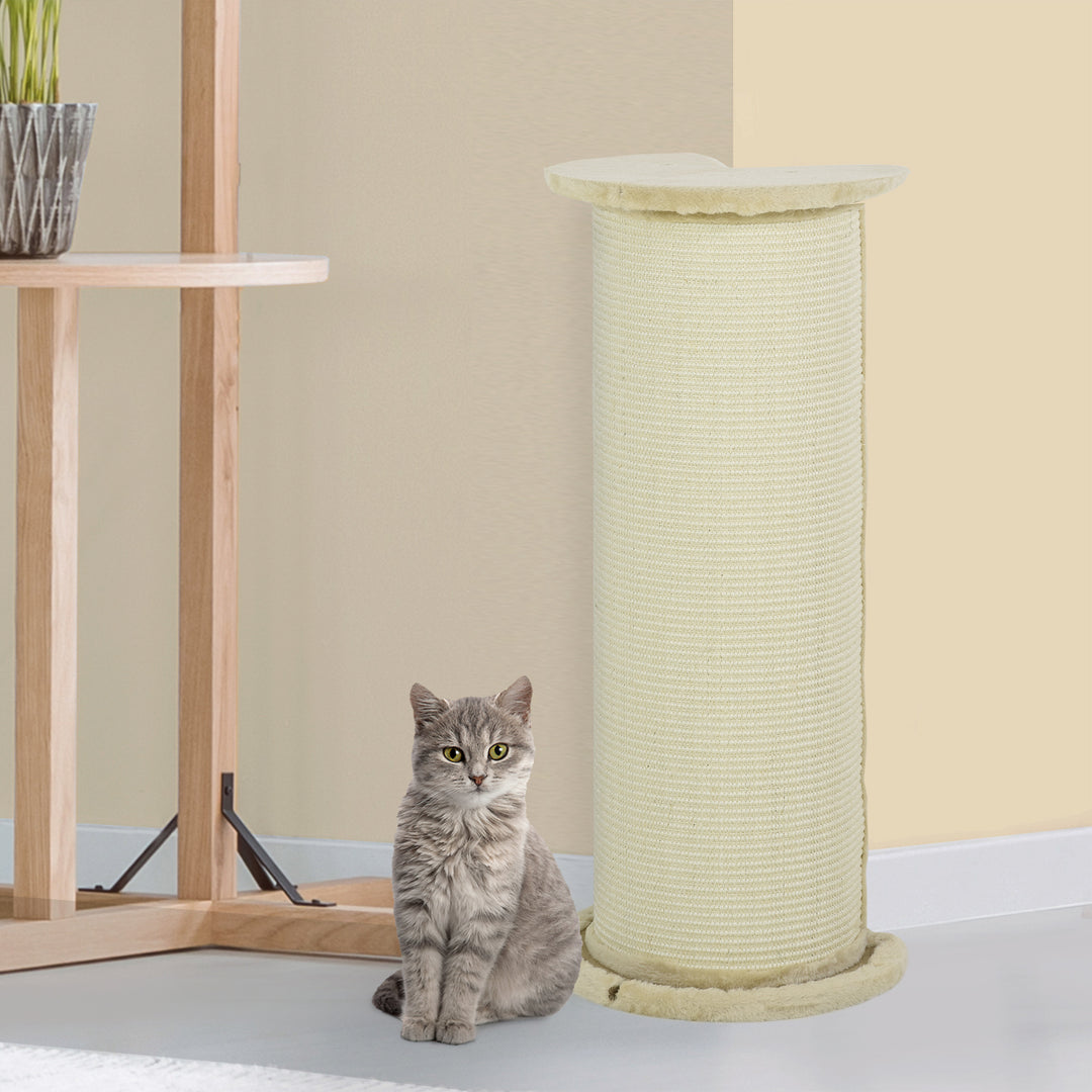 Cat Scratching Post: 85cm Tall with Sisal Rope