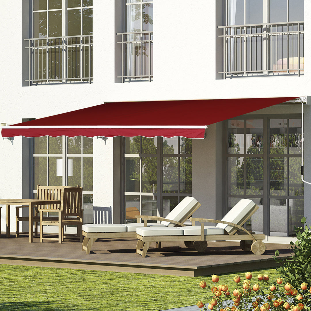 Retractable Sun Shade Awning for Patio