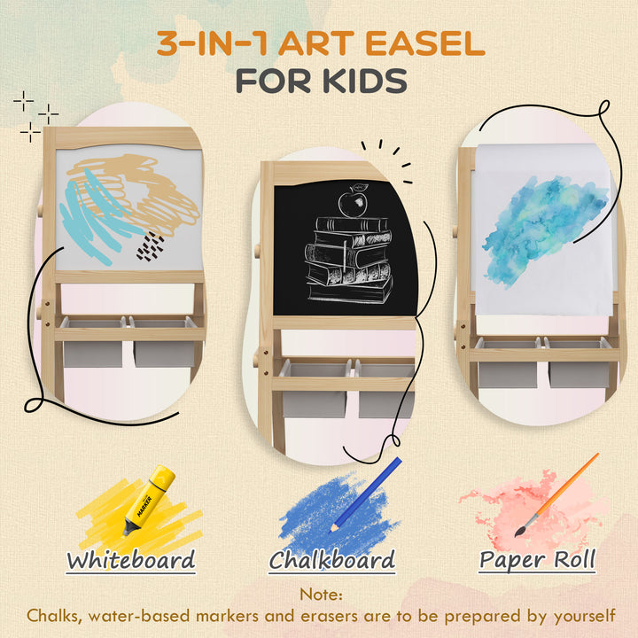 Kids Easel with Paper Roll