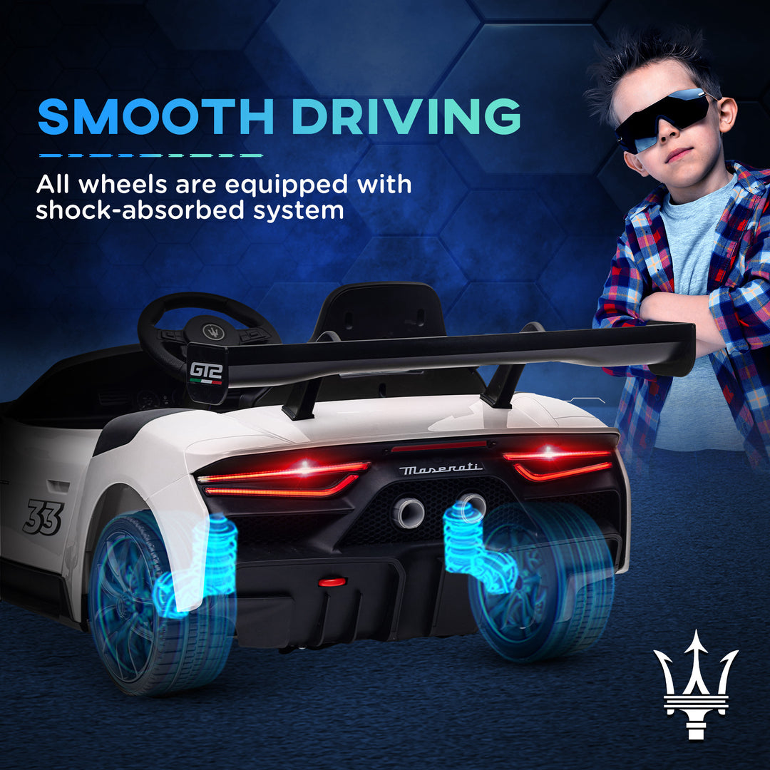 Maserati GT2 Licensed 12V Kids Electric Ride on Car with 4 Suspension