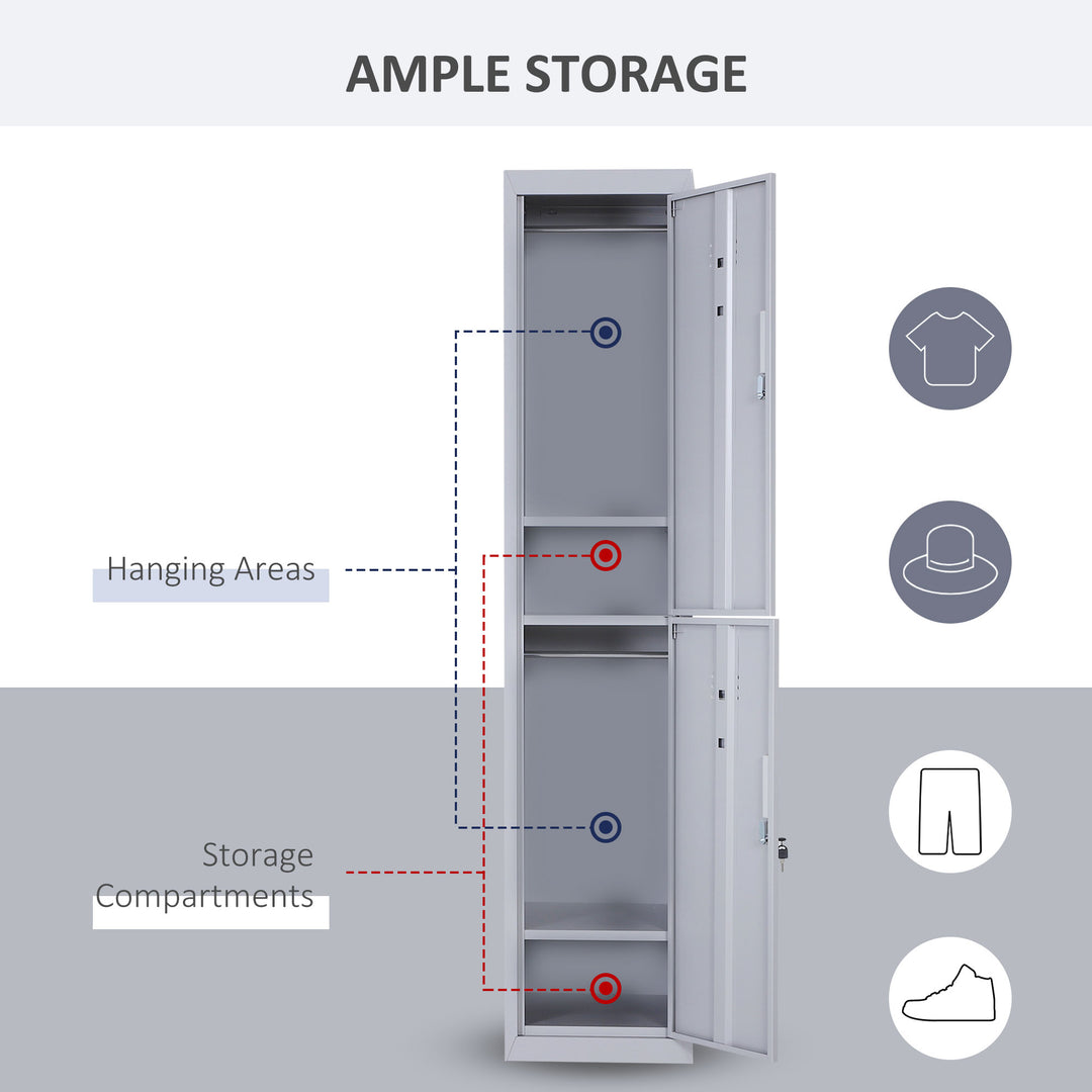 Vinsetto Steel Locker Cabinet