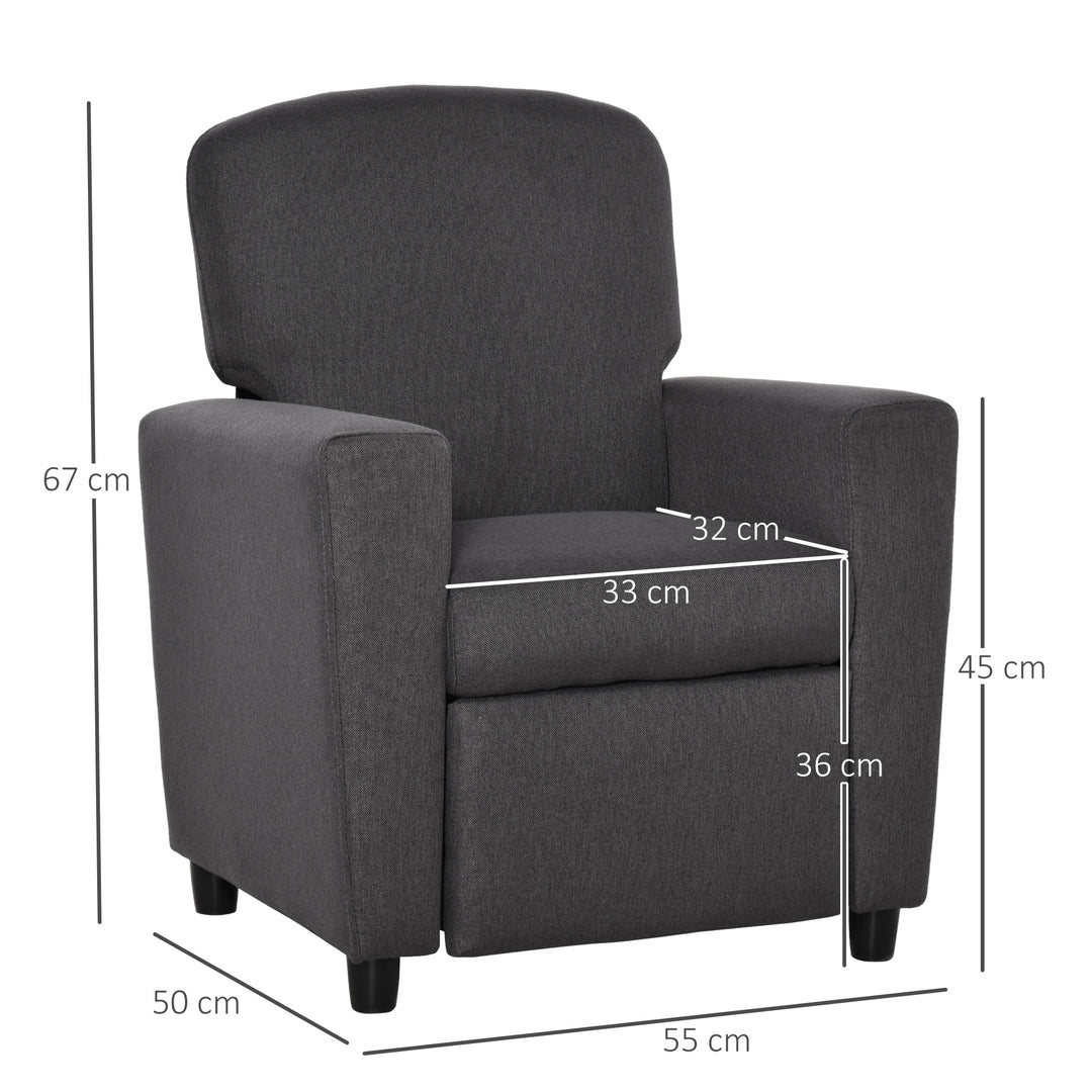 Children's 2-in-1 Sofa and Armchair with Footrest