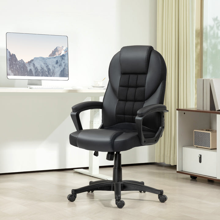 HOMCOM Executive Office Chair, Black