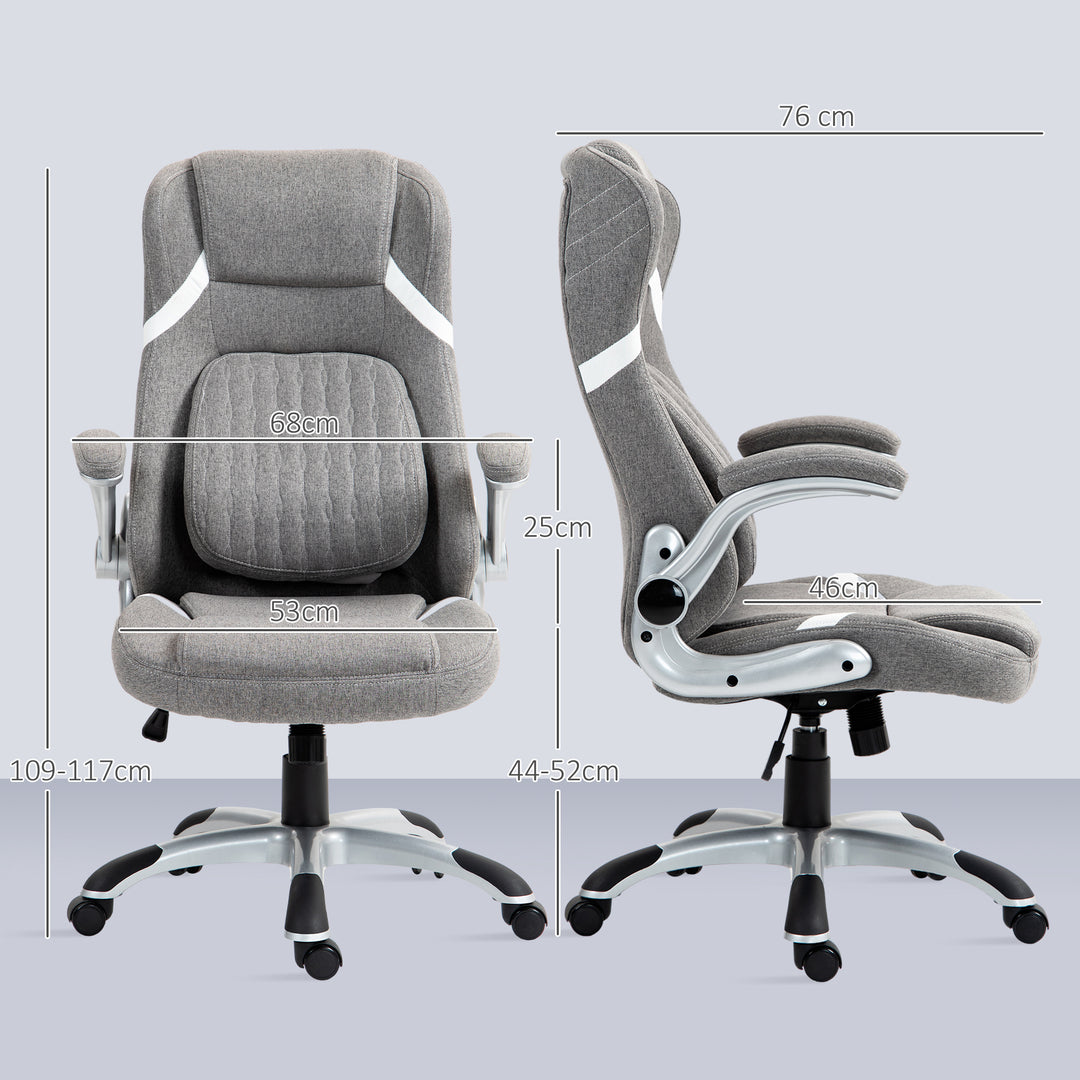 Vinsetto Ergonomic Desk Chair, Grey