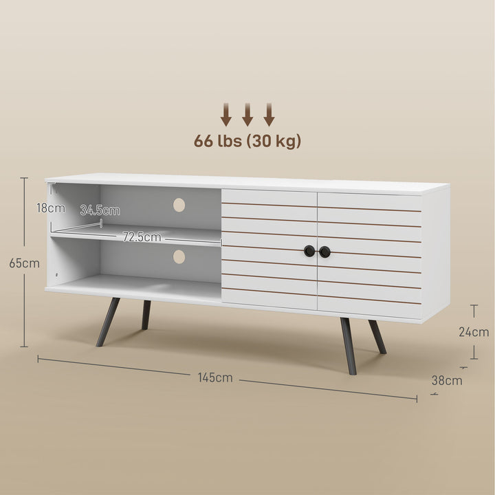 HOMCOM TV Stand for 65-Inch TVs