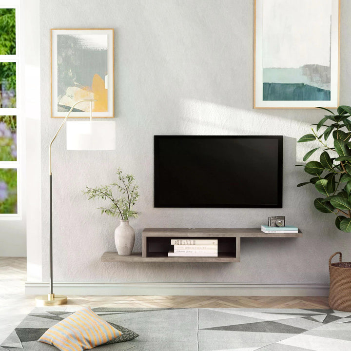 Wall-Mounted Media Console