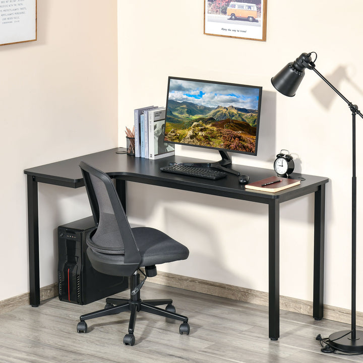 HOMCOM L-Shaped Gaming Desk