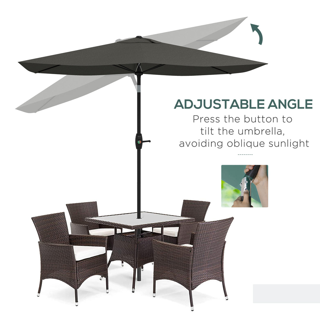 2 x 3(m) Garden Parasol Umbrella