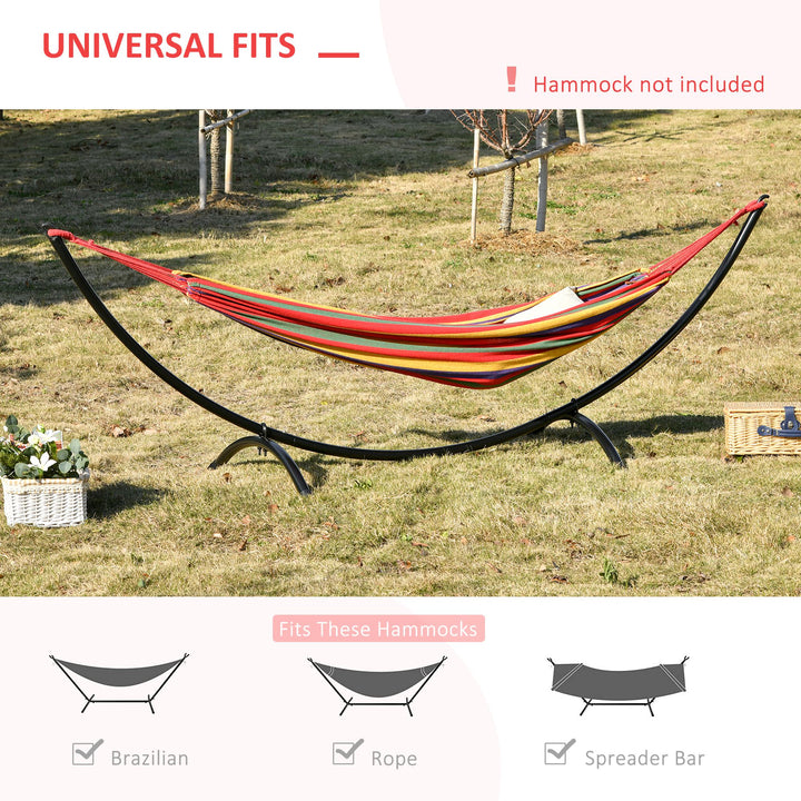 3m Universal Hammock Stand: Metal Frame for Garden Camping Picnic