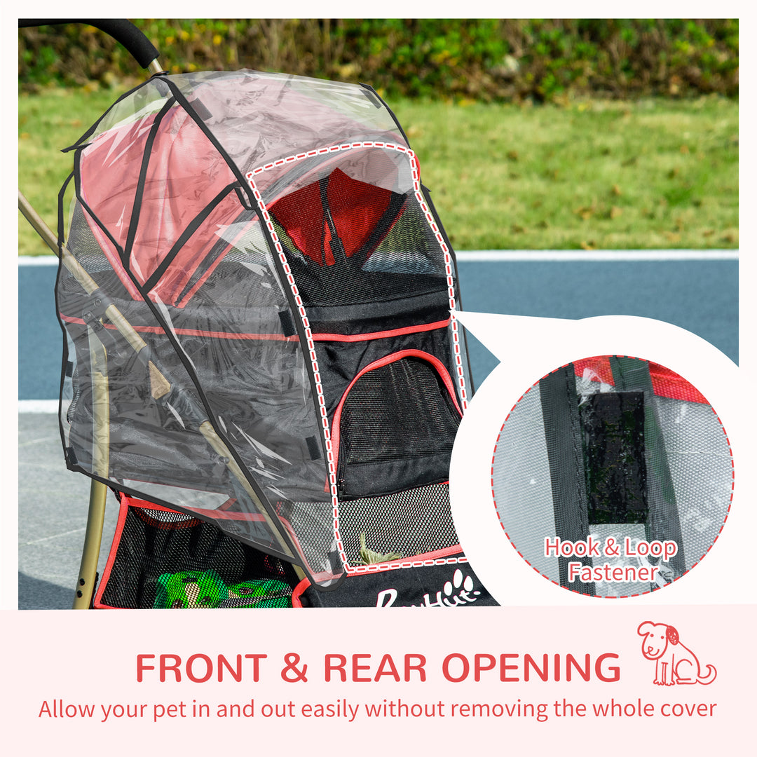 3 In 1 Pet Stroller w/ Rain Cover