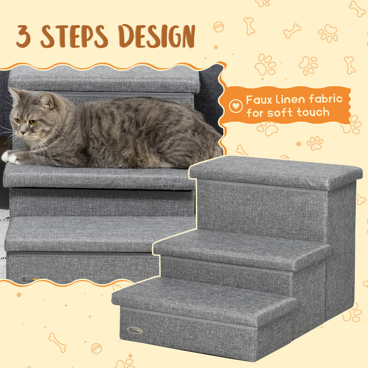 Cat Stairs with Storage Boxes