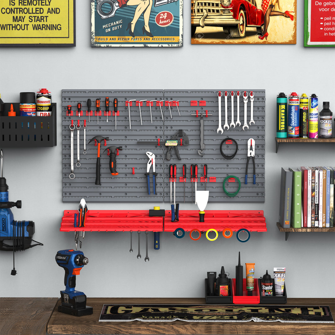 Wall Mounted Tool Storage Board