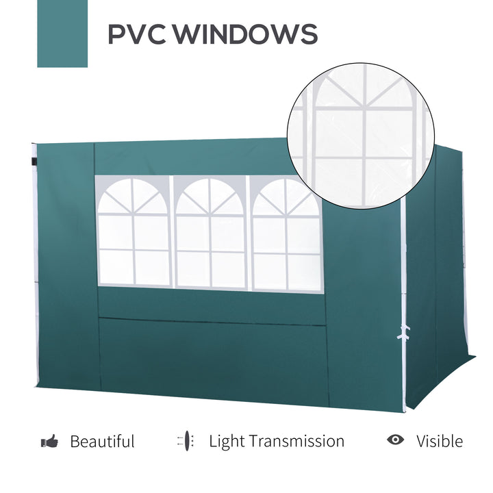 3m Gazebo with Versatile Exchangeable Side Panel