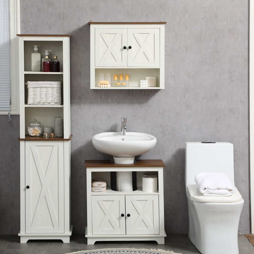 Kleankin Under Sink Cabinet, White https://www.awin1.com/pclick.php?p=39229882306&a=1765756&m=17151 Aosom